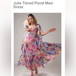 Julia Tiered Floral Maxi Dress